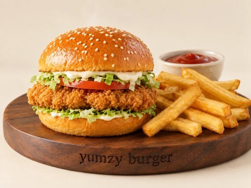 Single Chicken Burger